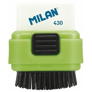 Ластик 2шт Milan каучук в пласт держ c кист-й + ластик синт кауч.