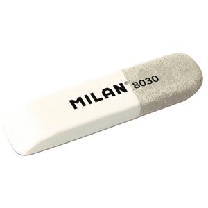 Ластик каучуковый Milan 8030 комбинир. для стирания чернил и граф