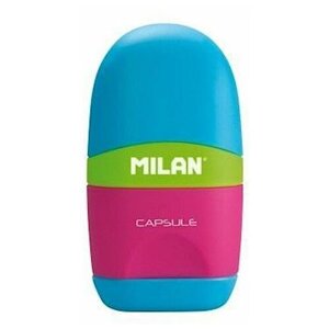 Ластикоточилка Ластик-точилка Milan Capsule Mix, пластик, цвет в ассорт. 4701236