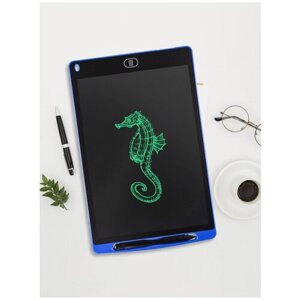LCD планшет для рисования и записей 12" дюймов (30,48см), синий
