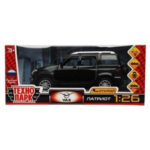 Легковой автомобиль технопарк patriot-124SL 1:26, 17.8 см, черный