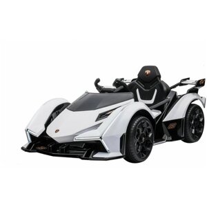 Легковые автомобили Harley Bella Детский электромобиль Lamborghini V12 Vision Gran Turismo 4WD 12V - HL528-LUX-WHITE