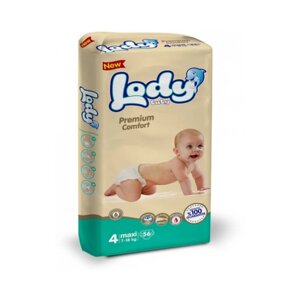 Lody Baby подгузники 4 7-18 кг 56 шт