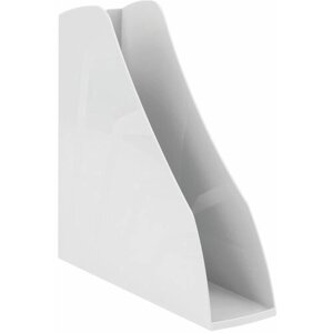 Лоток для бумаг вертикальный СТАММ"Вектор", белый, ширина 80мм Стамм 9600145 .