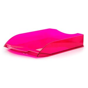 Лоток горизонтальный для бумаги Attache 644890/644889 тонированный розовый 1 шт.