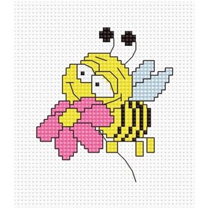 Luca-S Набор для вышивания Пчелка, 6.5 х 7.5 см, B089
