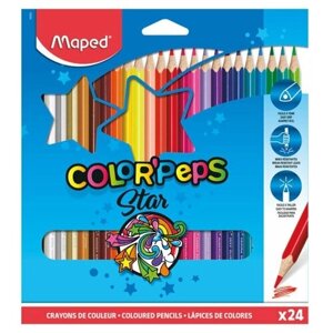 Maped Цветные карандаши Color Pep's 24 цвета (183224) разноцветный