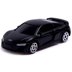 Машина металлическая Автоград "AUDI R8 COUPE", 1:64, цвет черный матовый