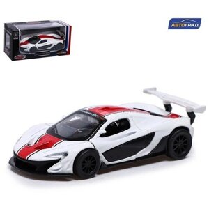 Машина металлическая АВТОГРАД "Mclaren P1 GTR", 1:40, инерция, открываются двери