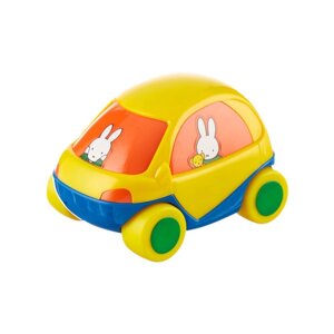 Машинка Полесье Миффи №1 (64561), 13.5 см, желтый/оранжевый