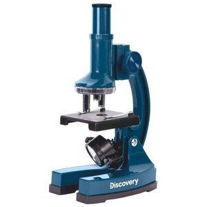 Микроскоп Discovery Centi 02 с книгой синий