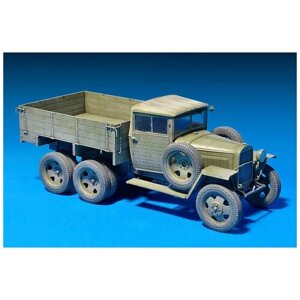 MiniArt Сборная модель грузовой автомобиль ГАЗ-AAA Обр. 1943 г. и 5 фигур, 1/35