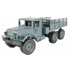 MN MODEL радиоуправляемый военный грузовик MN MODEL 6WD 1:16 RTR 2.4ghz (серый) - MN-77G