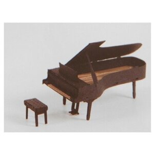 Модель 3D «Пианино» из бумаги с лазерной резкой