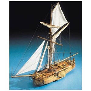 Модель корабля Dutch Gun Boat N2, голландская канонерская лодка, Mantua, М1:43