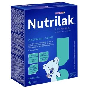 Молочная смесь Nutrilak Caesarea Бифи, с рождения, для нормализации микрофлоры кишечника, 350 г