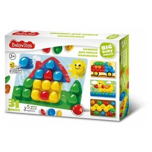 Мозаика для самых маленьких "Домик" d40/5 цв/31 эл Baby Toys
