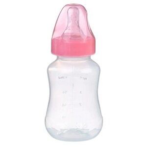 Mum&Baby Бутылочка для кормления приталенная 150мл, 2969769, с рождения, розовый