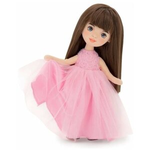 Мягкая игрушка кукла Orange Toys Sweet Sisters Sophie в розовом платье с розочками Вечерний шик, 32 см