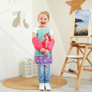 Набор детский для творчества Disney "Ариель", Принцессы (фартук 49х39 см и нарукавники)