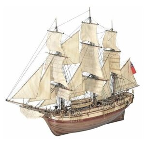 Набор для постройки модели корабля BOUNTY английский шлюп, с разрезом. Масштаб 1:48