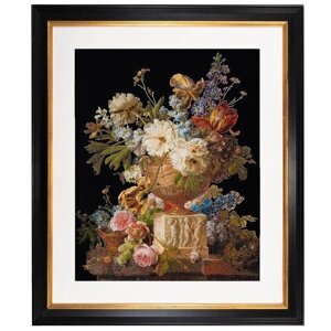 Набор для вышивания "Цветочный натюрморт в вазе", 50x65 см, Thea Gouverneur