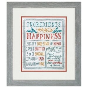 Набор для вышивания "DIMENSIONS" 71-01569 "Ингредиенты для счастья" 25 x 20 см