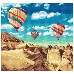 Набор для вышивания Letistitch 961 Воздушные шары над Гранд-Каньоном