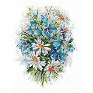 Набор для вышивания «Луговые цветы» 18x15 см