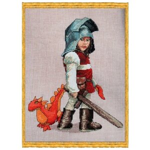 Набор для вышивания Nimue 123-B004 K Рыцарь и дракон