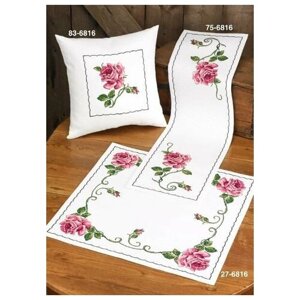 Набор для вышивания подушки Роза 45 х 45 см PERMIN 83-6816