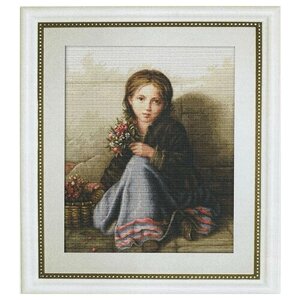 Набор для вышивания Портрет девочки , Luca-S 33 х 42,5 см LUCA-S B513