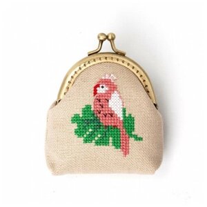 Набор для вышивания Xiu crafts 2860405 Розовый попугай