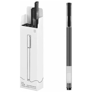 Набор гелевых ручек Jumbo Gel Ink Pen (10 шт, черный) (MJZXB02WC)