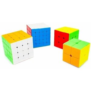 Набор головоломок ShengShou 2x2x2-5x5x5 GEM SET / Развивающая головоломка / Цветной пластик