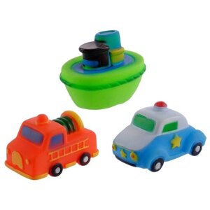 Набор игрушек для купания «Транспорт», 3 шт, виды сюрприз