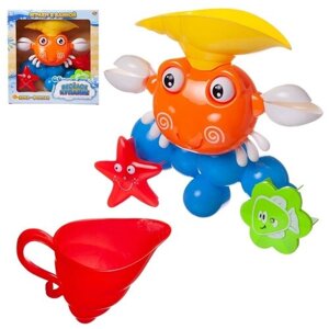 Набор игрушек для купания Веселое купание Краб-мельница для ванны, PT-01505