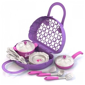 Набор посуды Нордпласт Барби 632 фиолетовый