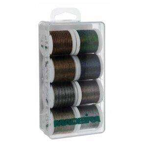 Набор швейных ниток Madeira "Metallic Soft", 200 м, 8 шт
