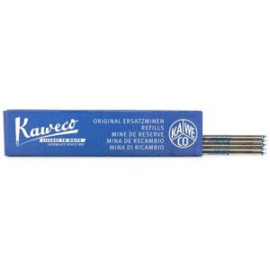 Набор стержней для шариковых ручек KAWECO D1 5 шт 1.2мм синий