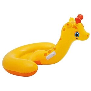 Надувная игрушка для плавания INTEX Жираф для катания детей, надувной , 132х107 см int56566NP-no