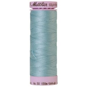 Нить для машинного квилтинга SILK-FINISH COTTON 50, 150 м 100% хлопок 0020 Rough Sea ( 9105-0020 )