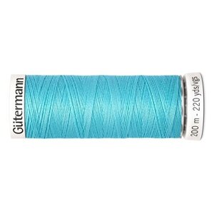 Нить Gutermann Sew-all 748277 для всех материалов, 200 м, 100% полиэстер (028 бирюзово-голубой), 5 шт