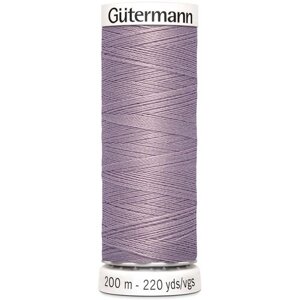 Нить Gutermann Sew-all 748277 для всех материалов, 200 м, 100% полиэстер (125 бежево-сиреневый), 5 шт