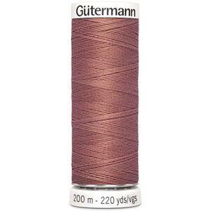 Нить Gutermann Sew-all 748277 для всех материалов, 200 м, 100% полиэстер (245 золотисто бежево-розовый), 5 шт