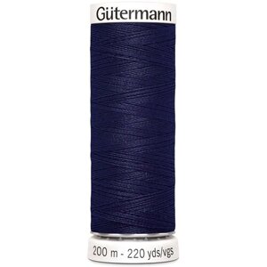 Нить Gutermann Sew-all 748277 для всех материалов, 200 м, 100% полиэстер (324 черничный), 5 шт