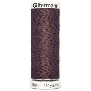 Нить Gutermann Sew-all 748277 для всех материалов, 200 м, 100% полиэстер (423 корица), 5 шт
