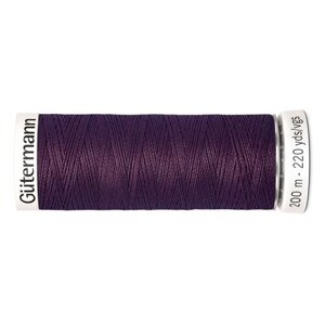 Нить Gutermann Sew-all 748277 для всех материалов, 200 м, 100% полиэстер (517 маргеланская слива), 5 шт