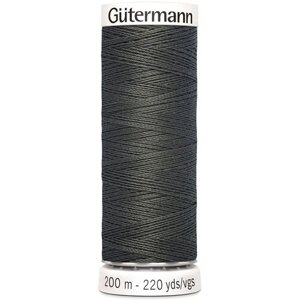 Нить Gutermann Sew-all 748277 для всех материалов, 200 м, 100% полиэстер (972 торфяное болото), 5 шт
