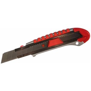 Нож с сегментированным лезвием Rexant 12-4919 25мм, корпус ABS пластик обрезиненный